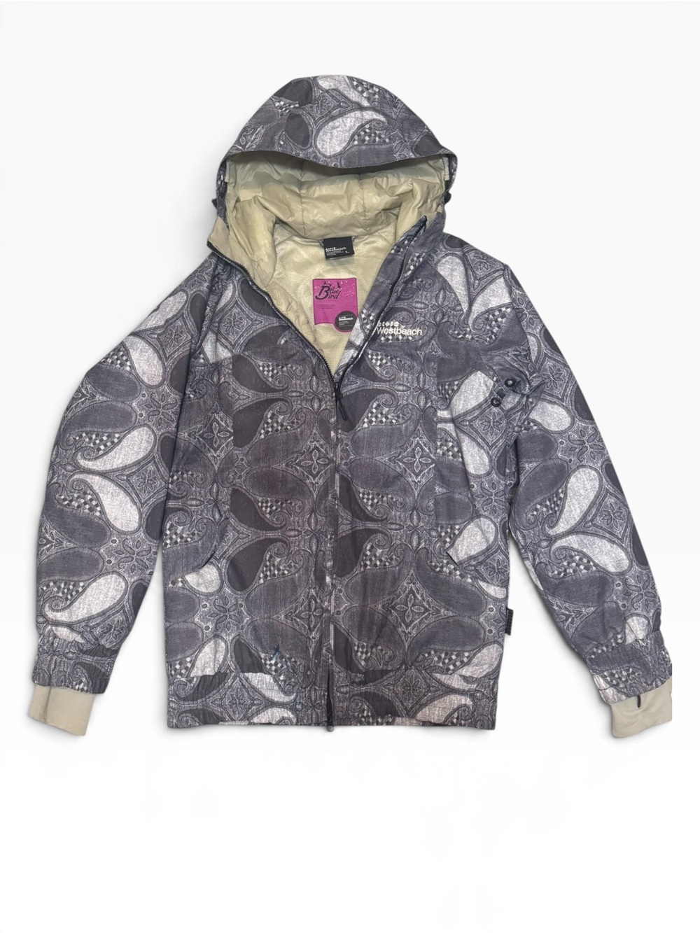 Y2K WestBeach Snowboard/Ski Jacket with Hood